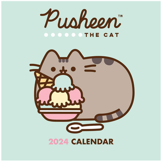 Pusheen Square Calendar 2024