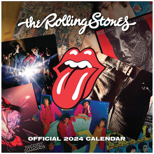 Rolling Stones Square Calendar 2024