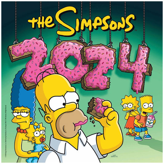 The Simpsons Square Calendar 2024