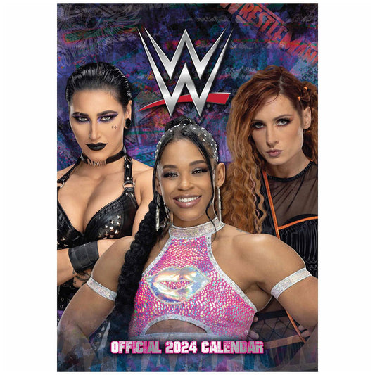 WWE 女子 A3 カレンダー 2024