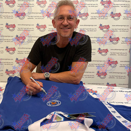 Leicester City FC 1978 Lineker Signed Shirt (Framed)