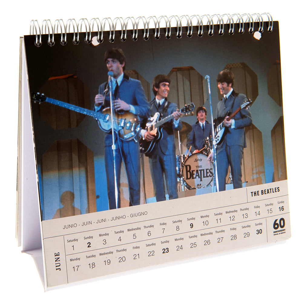 The Beatles Desktop Calendar 2024