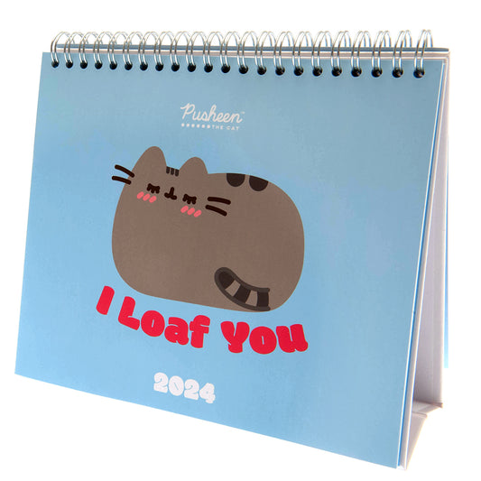 Pusheen Desktop Calendar 2024