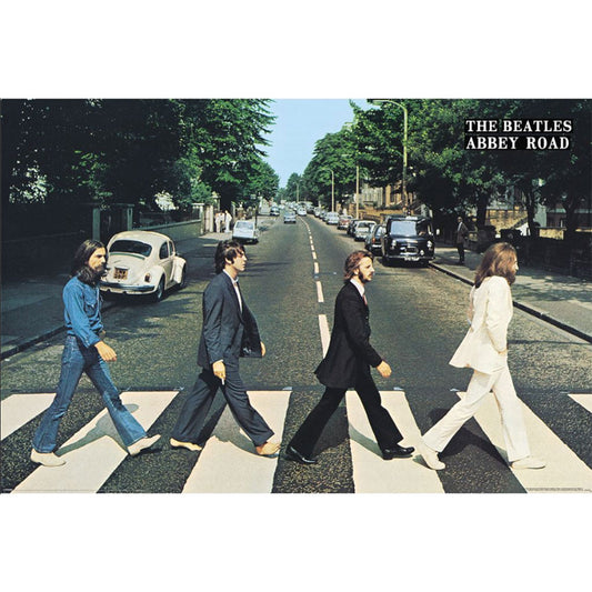 披头士乐队海报 Abbey Road 4