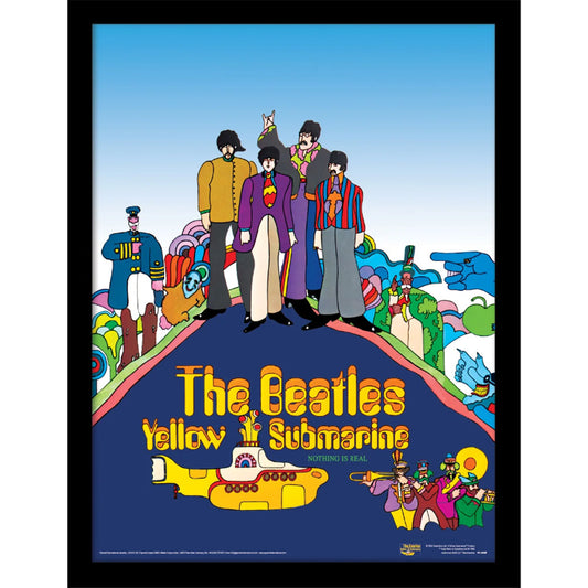 披头士乐队图片黄色潜水艇 16 x 12