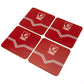 Liverpool FC 4pk Retro Coasters