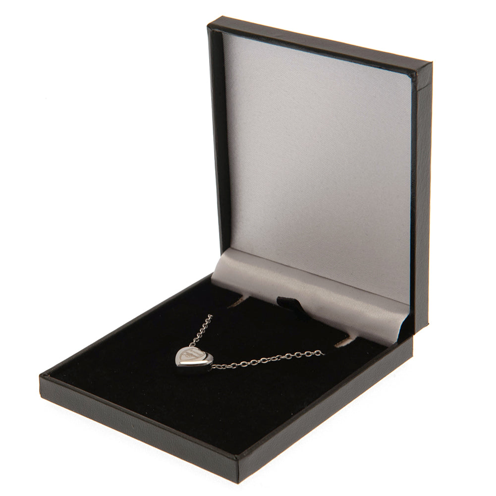 Arsenal FC Stainless Steel Heart Necklace