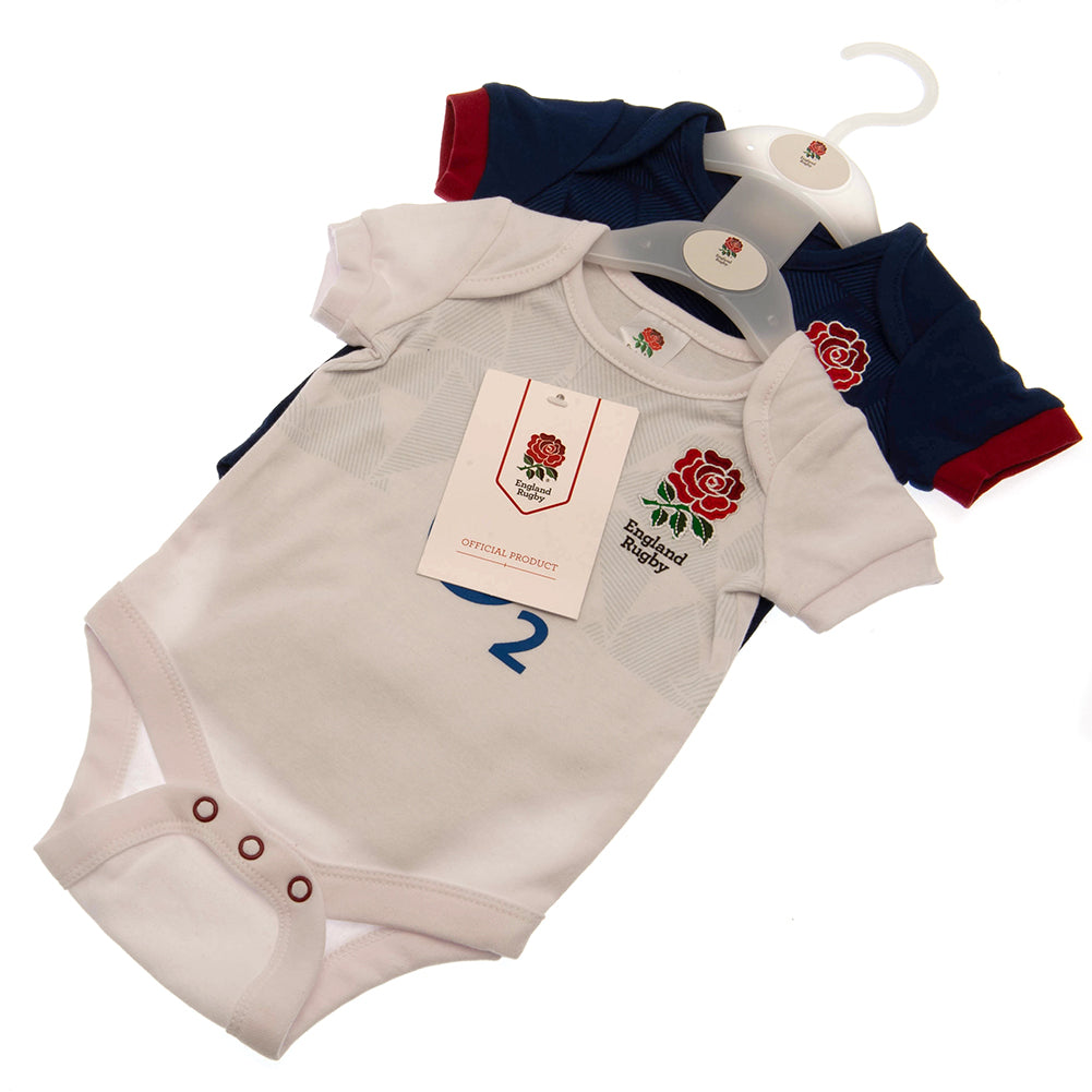 England RFU 2 Pack Bodysuit 3/6 mths PC