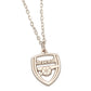 Arsenal FC Silver Plated Boxed Pendant CR