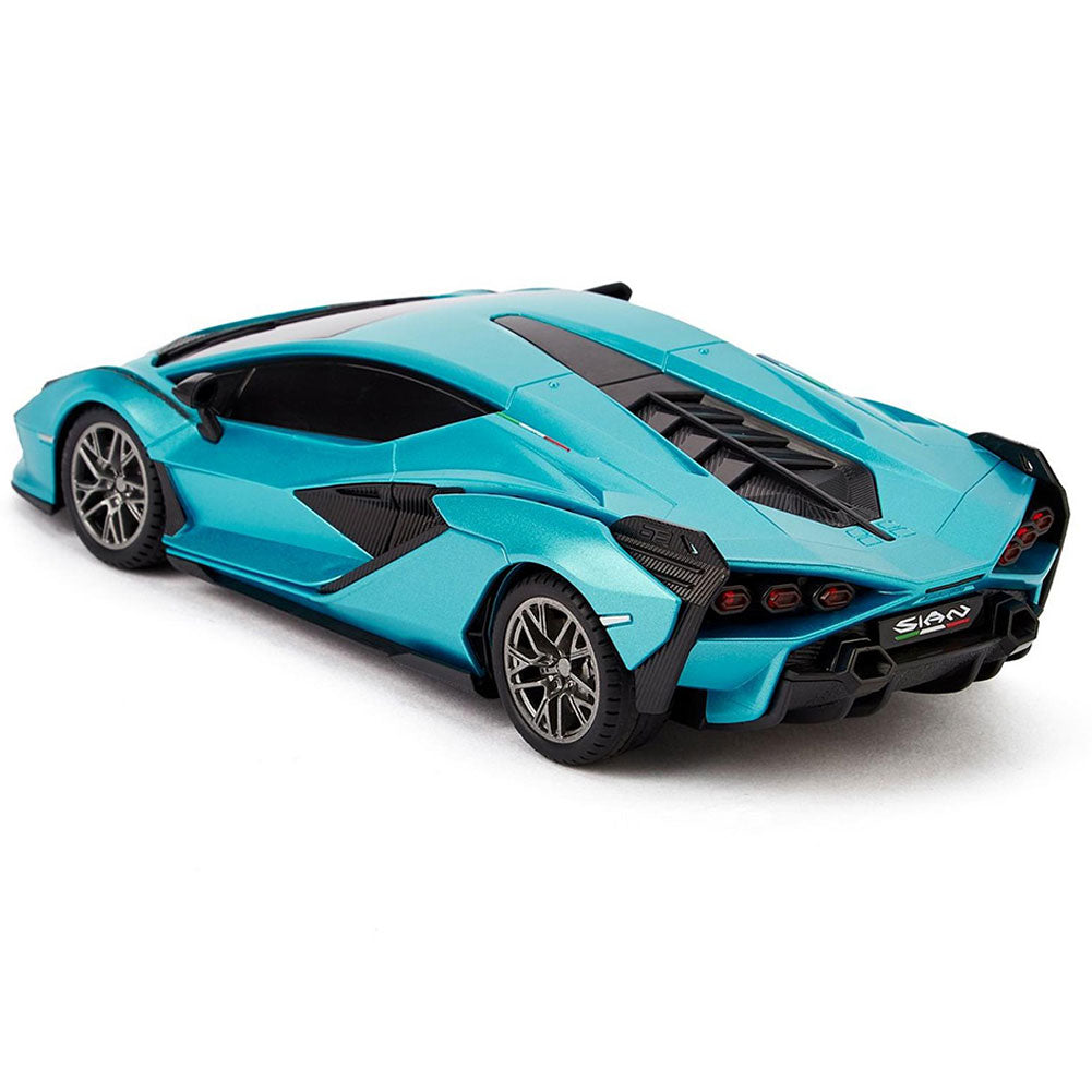Lamborghini Sian Radio Controlled Car 1:24 Scale Blue