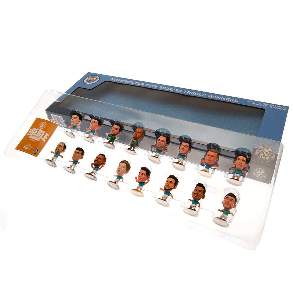 Manchester City FC SoccerStarz Treble Winners 2023 Team Pack