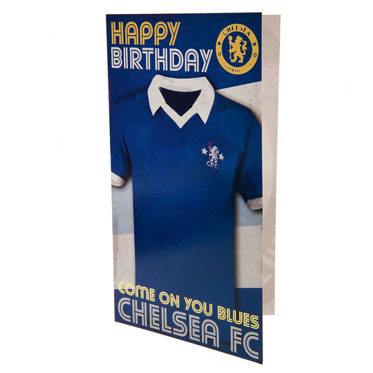 Chelsea FC Birthday Card Retro