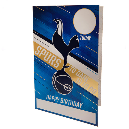 Tottenham Hotspur FC Birthday Card With Stickers