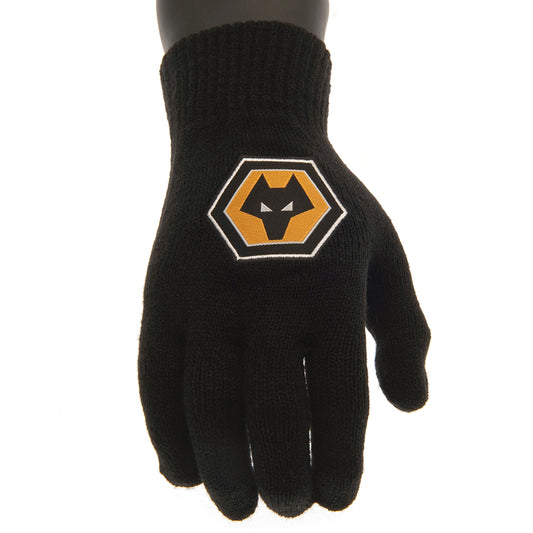 Wolverhampton Wanderers FC Knitted Gloves Junior