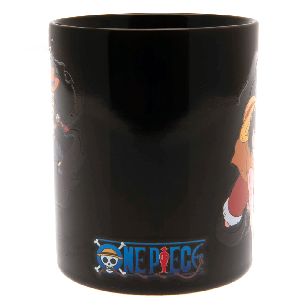 One Piece Heat Changing Mega Mug Luffy & Ace