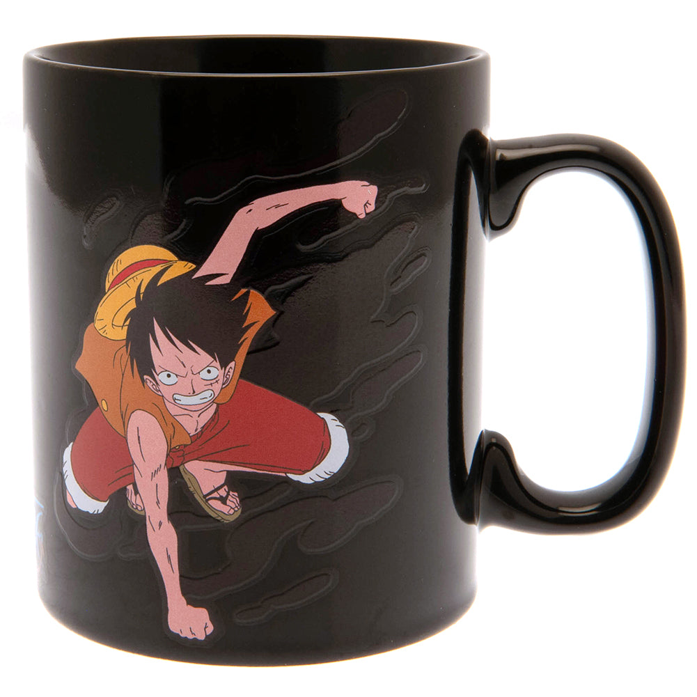 One Piece Heat Changing Mega Mug Luffy & Ace