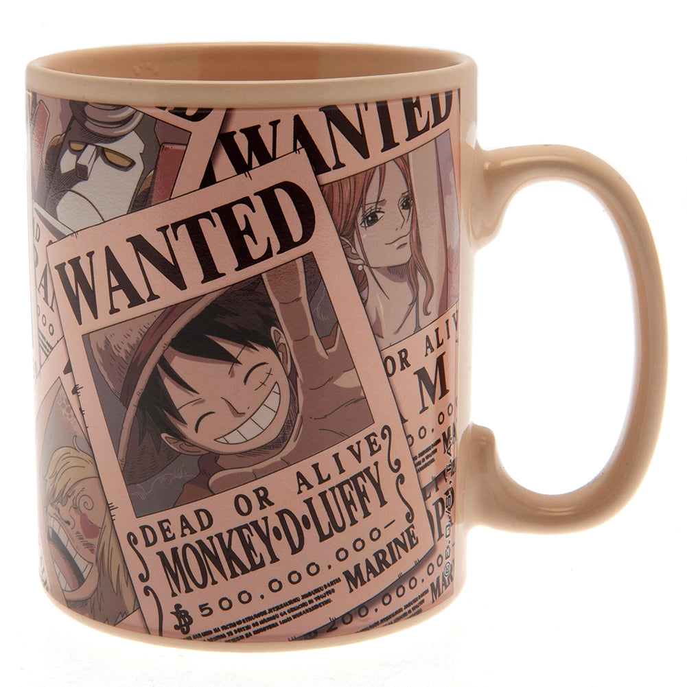 One Piece Heat Changing Mega Mug Wanted