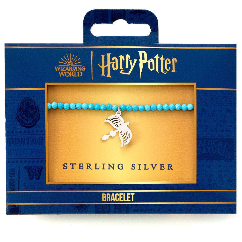 Harry Potter Stone Bracelet With Sterling Silver Charm Diadem