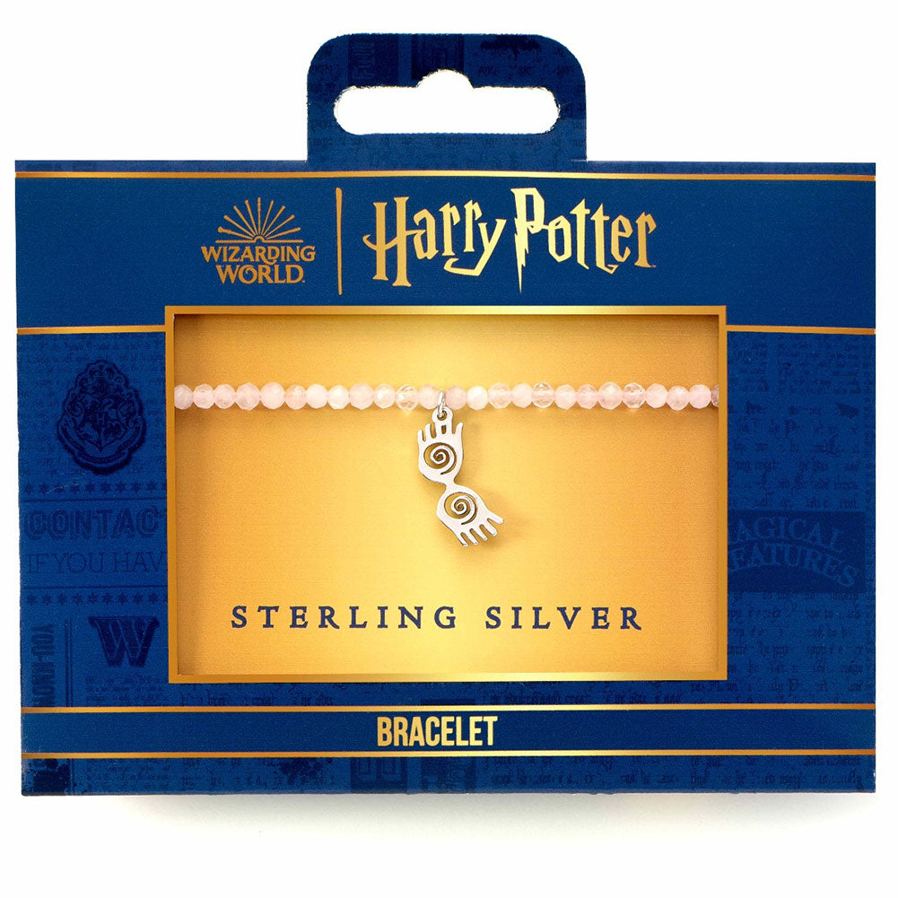 Harry Potter Stone Bracelet With Sterling Silver Charm Luna Glasses